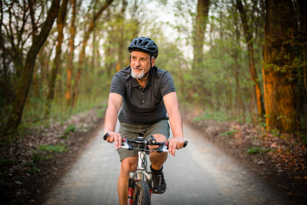 David Liam Riding Bicycle